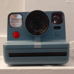 Polaroid Instant Camera in Blue with Red Accent